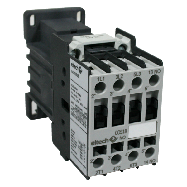 DC Contactor Standard 18A 12VDC 1NO - Eltech