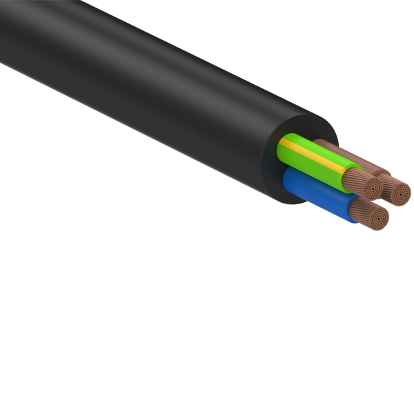 Flexible Rubber Cable H07RN-F 2C+E 2.5mm 0.6/1kv - Eltech