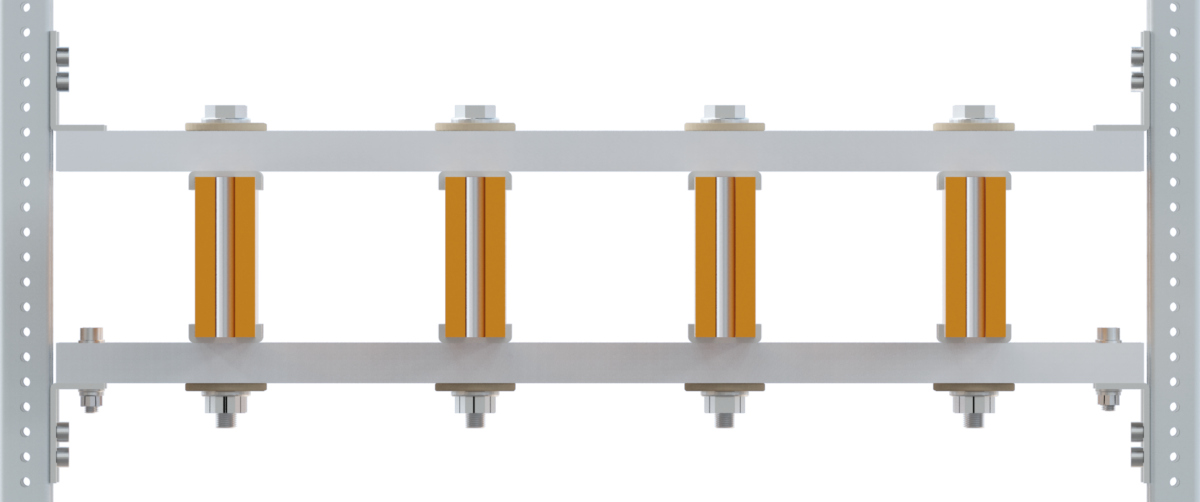 Busbar Support Double 50 x 20 x 600 - 2000A - Eltech