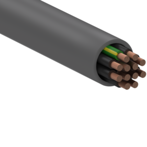 Flexible Control Cable 11C+E 0.5mm V75 300/500V Grey