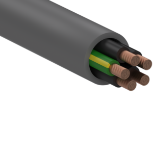 Flexible Control Cable 4C+E 0.75mm V75 300/500V Grey