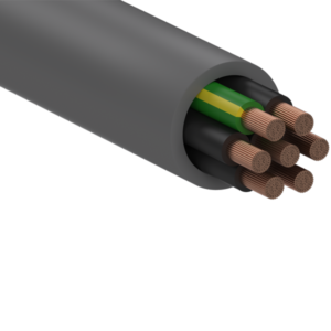 Flexible Control Cable 6C+E 0.75mm V75 300/500V Grey
