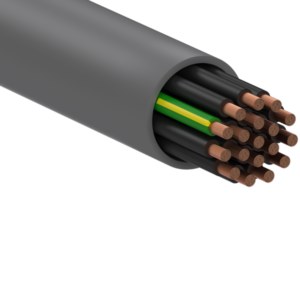 Flexible Control Cable 17C+E 0.75mm V75 300/500V Grey