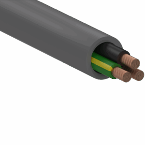 Flexible Control Cable 2C+E 1.0mm V75 300/500V Grey