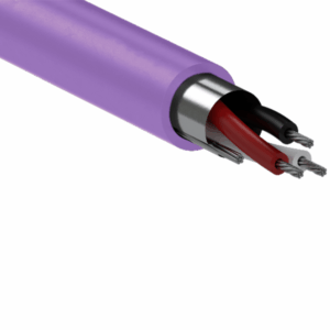 JC Data Cable - 3 Core Screened - Purple