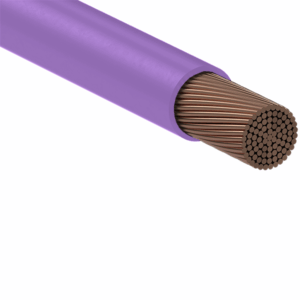 Single Core Panel Flexible Wire 0.5mm LSZH 0.6/1kV Purple